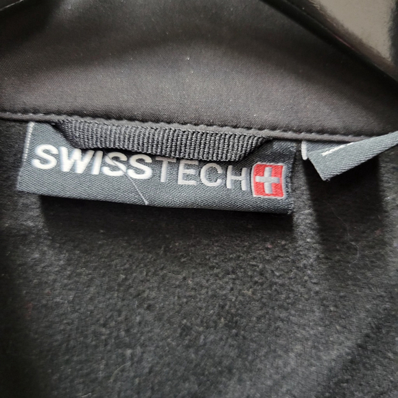 Swiss Tech Mens 2XL (50-52) Blue Water Resistant Softshell Performance Jacket. - Picture 10 of 10